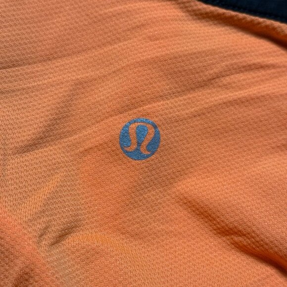 Lululemon Men's Precision Polo - Orange - Picture 3 of 5